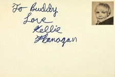 CARTÃO ÍNDICE KELLIE FLANAGAN autógrafo assinado 4x 6 The Ghost & Mrs. Muir STAR TREK comprar usado  Enviando para Brazil