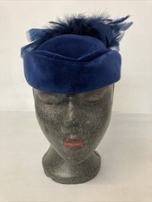 pillbox hat blue for sale pillbox hat blue for sale CROMER