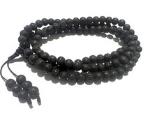 Usado, Pedra de lava preta genuína 108 contas Mala meditação ioga Om pulseira proteção comprar usado  Enviando para Brazil