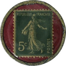 Timbre monnaie centimes d'occasion  Lille-