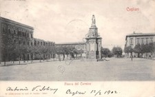 Cartolina cagliari piazza usato  Milano