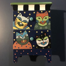 Cômoda decorativa para gatos Milson & Louis cômoda caixa de joias pintada à mão comprar usado  Enviando para Brazil