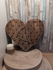 Rustic wooden heart for sale  NEWARK