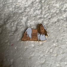 Broche de lapela de metal em forma de cachorro Lhasa Apso comprar usado Broche de lapela de metal em forma de cachorro Lhasa Apso comprar usado  Enviando para Brazil