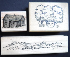 Stampscapes rubber stamp for sale  Riverside