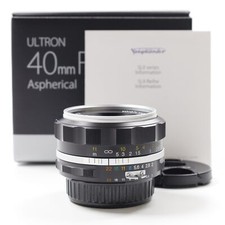 Voigtlander Ultron 40mm f/2 SL II-S prata para montagem Nikon F [Top Mint] #1890B comprar usado  Enviando para Brazil