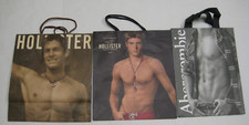 LOTE DE 3 SACOS DE PAPEL HOLLISTER E ABERCROMBIE comprar usado  Enviando para Brazil