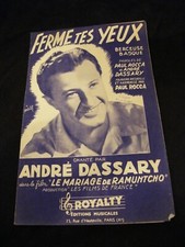Partition ferme yeux d'occasion  Metz-