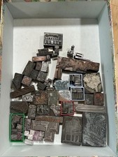 Letterpress decorative blocks for sale  LLANYMYNECH