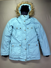 Parka Lands’ End Down - Galáxia Azul - Juvenil Tamanho M 10-12 - Acolchoada comprar usado  Enviando para Brazil