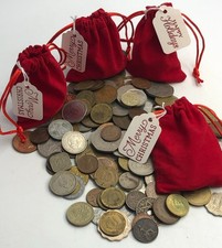 SACO DE PAPAI NOEL 40 moedas de colecionador do mundo misto Natal feriado meia presente Stuffer, usado comprar usado SACO DE PAPAI NOEL 40 moedas de colecionador do mundo misto Natal feriado meia presente Stuffer, usado comprar usado  Enviando para Brazil