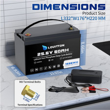 Louitton 24v 60ah gebraucht kaufen  Markkranstädt