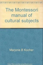 Montessori manual cultural for sale  USA