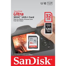 Cartão de memória flash SanDisk Ultra 32GB SDHC classe 10 120MB/s 533X UHS-I HD comprar usado  Enviando para Brazil