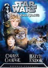 STAR WARS EWOK ADVENTURES: CARAVAN OF COURAGE / THE BATTLE FOR ENDOR - USED DVD comprar usado  Enviando para Brazil