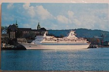 Usado, Cartão postal antigo vintage Ad Royal Caribbean Cruise Line lembrança padrão vista cartão comprar usado  Enviando para Brazil