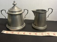 set creamer pewter sugar for sale  Fryeburg