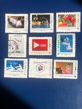 Lot timbres provenant d'occasion  Friville-Escarbotin