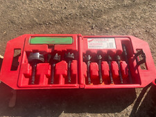 Kit de empreiteiro Milwaukee 49-22-0130 - Conjunto de 7 bits com estojo de transporte de plástico, usado comprar usado  Enviando para Brazil