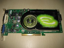Placa de vídeo AGP VGA DVI EVGA Nvidia GeForce 7800 GS 256-A8-E506-AX. Funciona, usado comprar usado  Enviando para Brazil