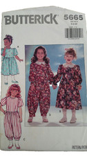 Butterick 5665 girls for sale  Lexington