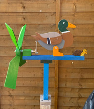 Duck garden whirligig for sale  STOKE-ON-TRENT