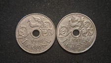 Norvegia monete krone usato  Lugo