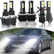 Kit de lâmpada de neblina para farol de LED Hyundai Genesis Coupe 2010 2011-2012 6x comprar usado  Enviando para Brazil