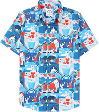 Camicie hawaiane stampate usato  Roma
