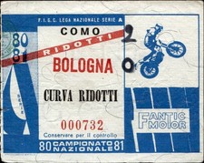 Biglietto ticket stadio usato  Italia