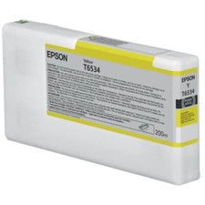 Epson T6534 C13T653400 INK ATRAMENT wkład do drukarki żółty żółty oryginalny BEZ PUDEŁKA na sprzedaż  PL