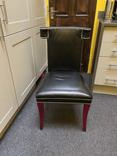 Studded black leather for sale  LONDON