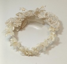 Bridal floral headpiece for sale  UK