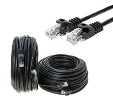 LOTE de vários pacotes CAT5e Ethernet Patch Cable RJ-45 cabo de internet preto 25 pés - 200 pés comprar usado  Enviando para Brazil