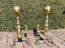 Antique early andirons for sale  Wellington
