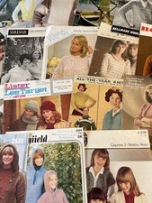 Bundle vintage knitting for sale  UK
