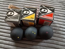 3er pack squashbälle gebraucht kaufen  Grasleben