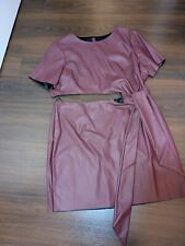 Lederimitat cut cropp gebraucht kaufen  Taufkirchen