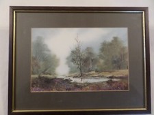 Lithographic print watercolour for sale  RHYL