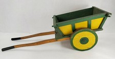Carrinho vintage feito à mão com caixa basculante brinquedo ou suporte exclusivo para plantas, usado comprar usado  Enviando para Brazil