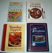 Lot vintage cookbooks for sale  Hubert