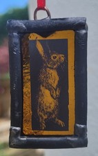 Stained glass rabbit for sale  BATTLE