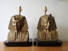 Pair tutankhamun brass for sale  LAUNCESTON