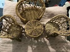 Vintage wicker rattan for sale  BROMLEY