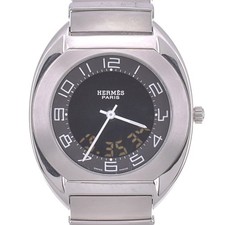 Relógio masculino de quartzo HERMES Espace ES1.710 analógico/digital mostrador preto A#141755 comprar usado  Enviando para Brazil