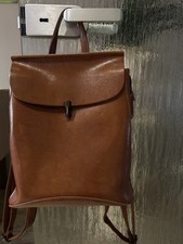 Leder rucksack braun gebraucht kaufen  Halle