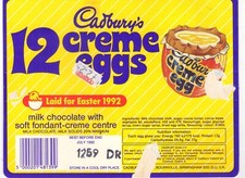 1992 cadbury creme for sale  CARLISLE