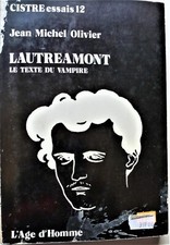 Lautreamont texte vampire d'occasion  Valbonne
