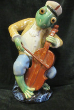 Barbotine grenouille violoncel d'occasion  Montluçon