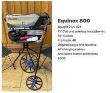 Minelab equinox 800 for sale  TIDWORTH